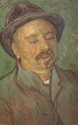 Vincent Van Gogh Portrait of a One-Eyed Man (nn04). Norge oil painting art